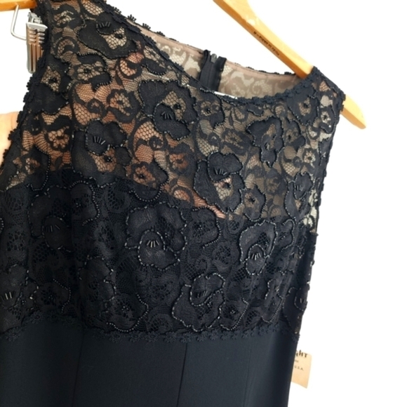 Stunning new VINTAGE Tonight Black Gown nwt - Picture 4 of 12